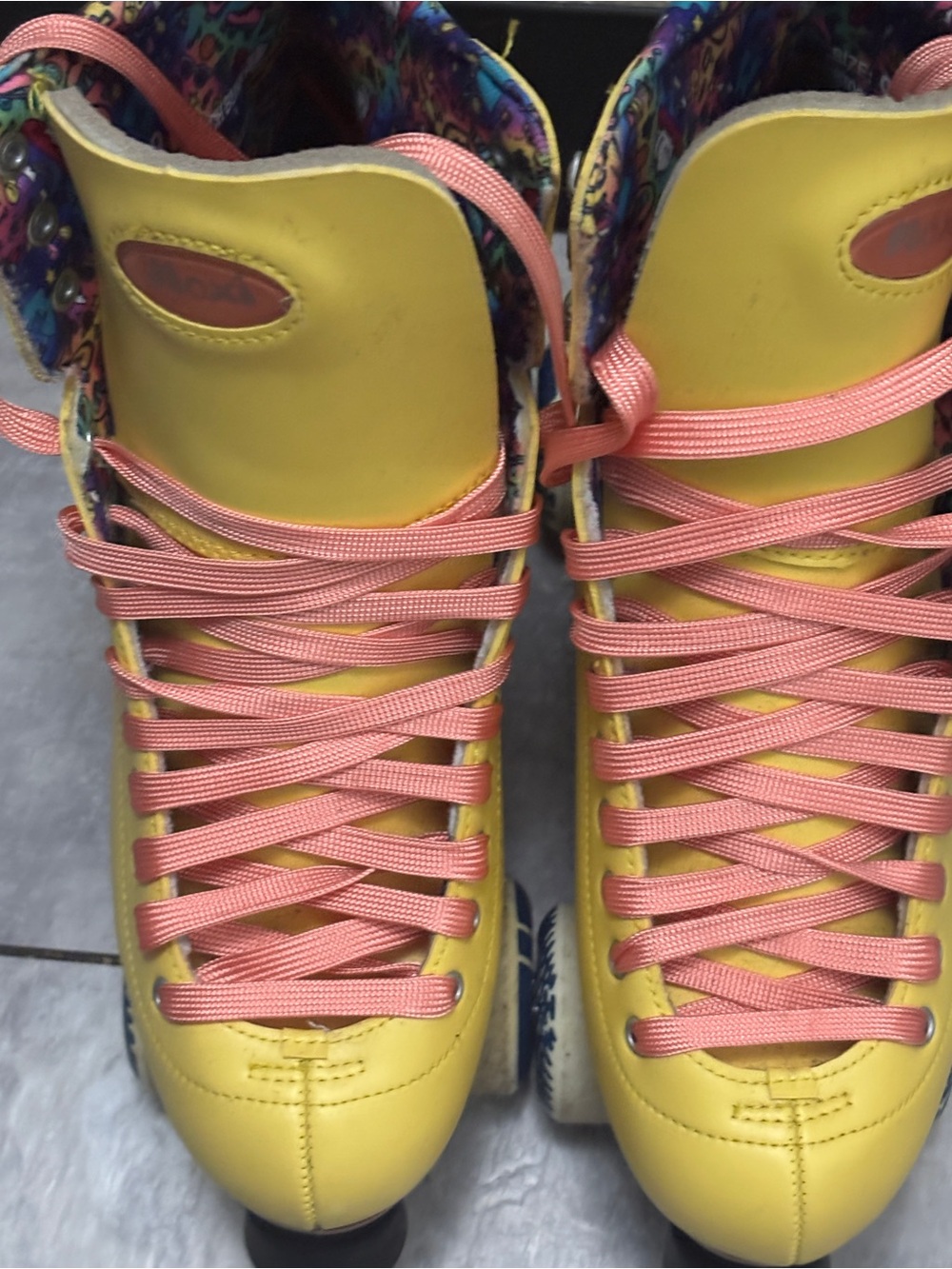 Moxi Yellow Roller Skates